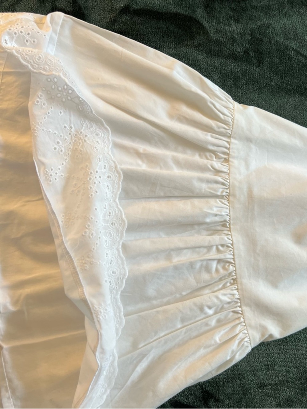 Carter's White Eyelet Ruffle Strap Dress - Picture 2 of 4